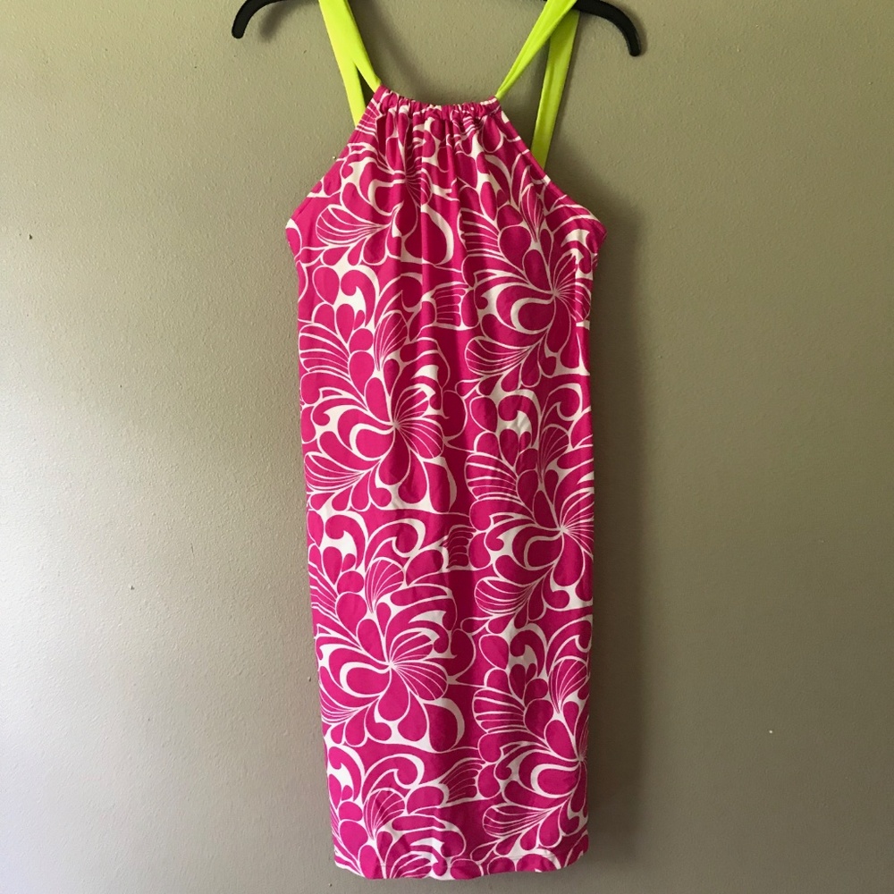 Athleta Swim Dress Sz M Halter